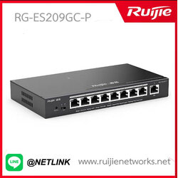 Reyee Cloud Managed Smart Switch for IP surveillance รุ่น RG-ES209GC-P