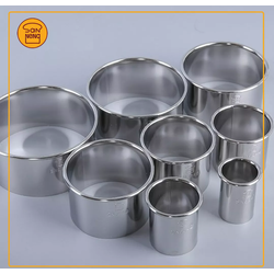 Sanneng Round Cutter Electrolysis 8 pcs/set ที่กดคุ๊กกี้รูปกลมเรียบ 8 ชิ้น/ เซท SN3840 (12-7617)