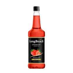 Longbeach Strawberry Syrup ลองบีช ไซรัป กลิ่นสตรอเบอร์รี่ 740 ml.(05-6004)