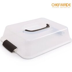 Chef Made WK 9733 Easy Carry Plastic Cover ถาดขนม +ฝาหูหิ้ว (12-8176)
