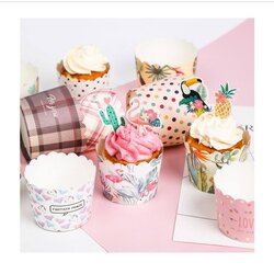 กระทงปาเน็ตโทนคละสี 4.5x4.6 cm. 50 ใบ (09-5694)