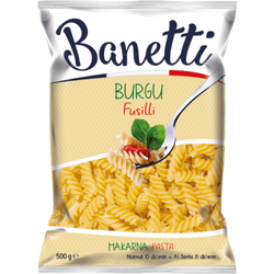 Banetti Fusili พาสต้าเส้นเกลียว ตรา บาเน็ตติ ขนาด 500 g. (05-9164)