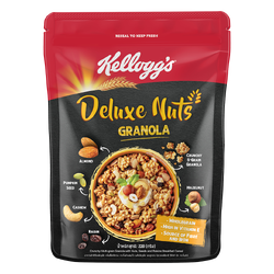 Kellogg's Granola Deluxe Nut เคลลอกซ์ กราโนล่า ดีลักซ์นัท 220 g. (05-9136)