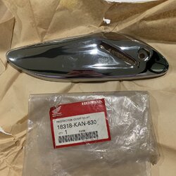 18318-KAN-630 แผ่นกันความร้อน กันร้อนท่อ NZP/PS/PC อะไหล่แท้ HONDA