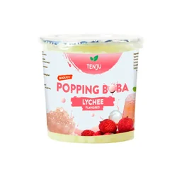 Tenju Popping Boba Lychee (มุกป๊อป) 1,200g. (05-8397)