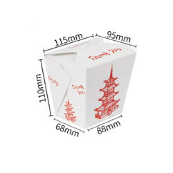 กล่องบะหมี่ 32 oz. พิมพ์ลาย ND-32P 25 ใบ (09-9069)