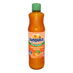 น้ำส้มแมนดารินมิกซ์ ชนิดเข้มข้น ซันควิก 700 มล. Sunquick Mandarin Mix 700 ml. (05-0982)