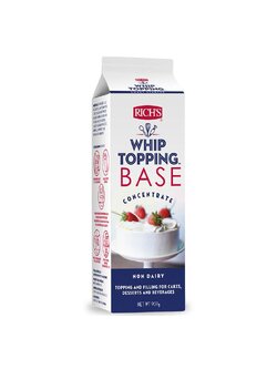 วิปปิ้งครีม ริชส์ วิปท็อปปิ้งเบส Rich's Whip Topping Base 907 g. (02-0248)(สินค้าแช่แข็ง)