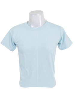 เสื้อยืด สีฟ้าพาสเทล