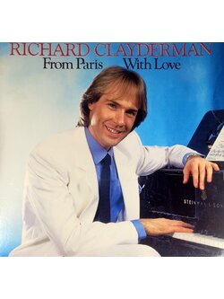 Richard Clayderman – From Paris With Love / USA / แผ่นมีรอยปากกา / แผ่นดี