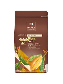 Cacao Barry Blanc Satin White 29.2% Couverture Chocolate 5 Kg. (05-9070-01)