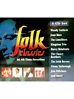 Various – Folk Classics 36 All Time Favorites / USA / 3CD / แผ่นสวย