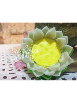 ถาดบัว ประดิษฐ์จากดิน - ฐานบัว ประดิษฐ์จากดิน - พานบัว ประดิษฐ์จากดิน - ถาดบัวดินปั้น - ฐานบัวดินปั้น - พานบัวดินปั้น -Tray