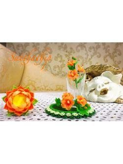 ถาดบัว ประดิษฐ์จากดิน - ฐานบัว ประดิษฐ์จากดิน - พานบัว ประดิษฐ์จากดิน - ถาดบัวดินปั้น - ฐานบัวดินปั้น - พานบัวดินปั้น - ฐานรองพระ - Tray