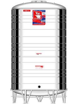 แทงค์น้ำสเตนเลส ตราท๊อปช้าง รุ่น มอก. ปริมาตร 3500 ลิตร รุ่น TY 3500 **แถมลูกลอยฟรี**