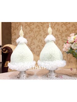 พานพุ่มดอกรักประดิษฐ์