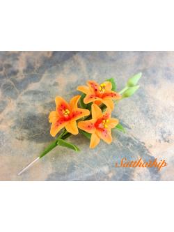 โมเดลดอกลิลลี่ - โมเดลดอกไม้ - Flower model