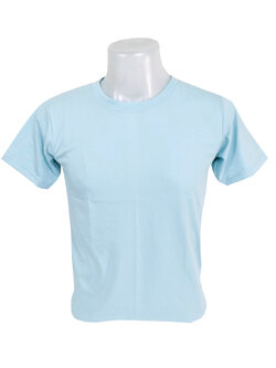 เสื้อยืด สีฟ้าบลูลากูน