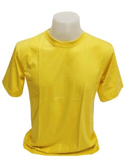 เสื้อยืดคอกลมสีเหลือง