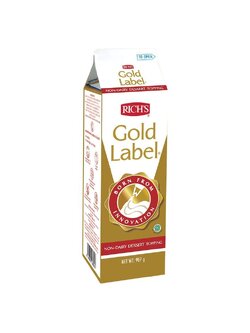 วิปปิ้งครีม ริชส์ Rich's Gold Label Non Dairy Topping 907g. (02-0043)(สินค้าแช่แข็ง)