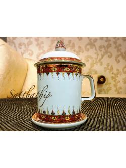 แก้วมัค เบญจรงค์ - แก้วน้ำ เบญจรงค์ - แก้วชา/กาแฟ เบญจรงค์ - แก้วเบญจรงค์