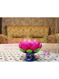 ถาดบัว ประดิษฐ์จากดิน - ฐานบัว ประดิษฐ์จากดิน - พานบัว ประดิษฐ์จากดิน - ถาดบัวดินปั้น - ฐานบัวดินปั้น - พานบัวดินปั้น - ฐานรองพระ - Tray