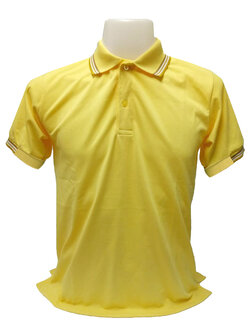 รับผลิต เสื้อโปโลสีเหลือง พรีออเดอร์