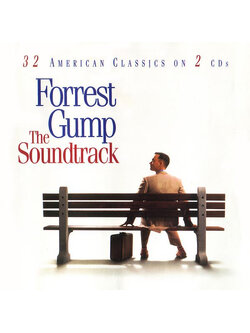 Various – Forrest Gump (The Soundtrack) / HONGKONG / ปกและ booklet มีจุดเหลือง / 2CD / แผ่นดี