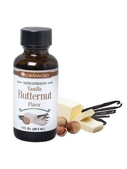 Lorann Super Strength Vanilla Butternut Flavor 1 oz. กลิ่นวานิลาบัตเตอร์นัทเข้มข้น (06-7652)