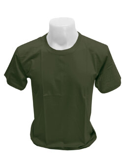 เสื้อยืด สีเขียวขี้ม้าเข้ม