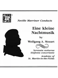 Wolfgang Mozart – Neville Marriner Conducts Eine kleine Nachtmusik by Wolfgang Mozart / USA / ปกมีจุดเหลือง / แผ่นดี