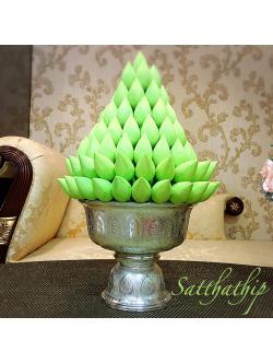 พานพุ่มดอกบัวประดิษฐ์