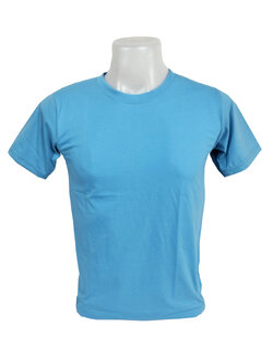 เสื้อยืดคอกลม สีฟ้าเข้ม