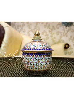 โกศอัฐิ เบญจรงค์ - โกศอัฐิ - โถอัฐิ