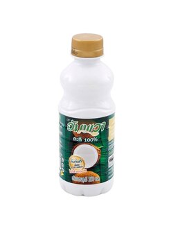 กะทิ 100 % ตรา อัมพวา (ขวดเพ็ท) Ampawa Coconut Milk 250 ml. (05-5827)