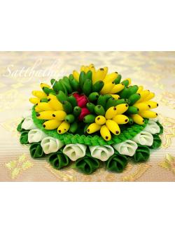 กล้วย ประดิษฐ์จากดิน - กล้วยจิ๋ว - ผลไม้มงคล