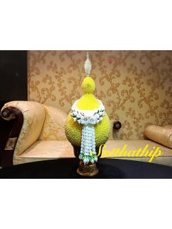 พานพุ่มดอกรักประดิษฐ์ [10"]