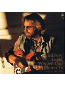 Andrew Gold – Where The Heart Is - The Commercials 1988-1991 / JAPAN / แผ่นด้านสกรีนมีคราบสติ๊กเกอร์ / ทะลุขอบ(ไม่โดนเนื้อแผ่น) / แผ่นดี