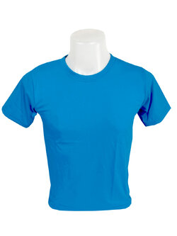 เสื้อยืด สีน้ำเงินแปซิฟิก