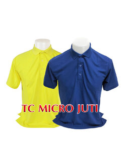 เสื้อโปโลชาย เสื้อโปโลสีน้ำเงิน เสื้อโปโลสีเหลือง ปกไม่มีลาย แขนปล่อย