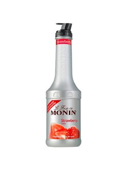 Monin Strawberry Puree โมแนงต์ สตรอเบอรี่เพียวเร่ 1 Ltr. (05-7882)