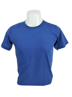 เสื้อยืดคอกลม สีน้ำเงิน