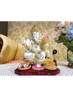 พระพิฆเนศ ปางประทานพร (เรซิ่น แต่งองค์) - Ganesha: Lord of Success