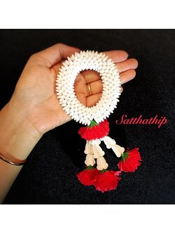 พวงมาลัยดอกพุด - พวงมาลัยดอกพุดประดิษฐ์ - พวงมาลัยประดิษฐ์