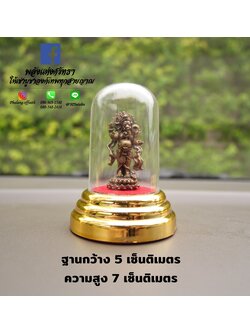 พระพิฆเนศ_ปางยืนประทานทรัพย์_เนื้อทองเหลืองรมดำ_ตั้งบูชาหรือตั้งหน้ารถก็ได้