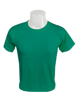 เสื้อยืด สีเขียวมรกต สีเขียวเข้ม