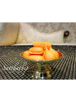 พานโมเดลขนมไทย ประดิษฐ์จากดิน - พานขนมมงคล ประดิษฐ์จากดิน - พานขนมไทย ดินปั้น