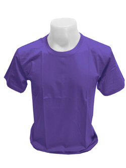 เสื้อยืด สีม่วงองุ่น