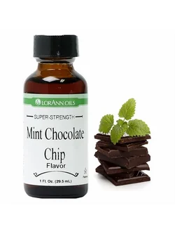 Lorann Super Strength Mint Chocolate Chip Flavor 1 oz. กลิ่นมิ้นต์ช็ฮคโกแลตชิพเข้มข้น (06-8497)