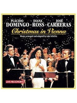 Plácido Domingo · Diana Ross · José Carreras – Christmas In Vienna / USA / แผ่นสวย